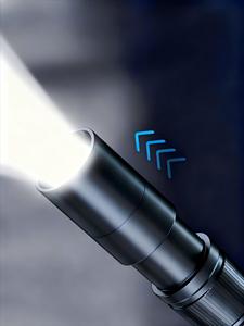 Chiến thuật Zoomable không thấm nước hợp kim nhôm Bút đèn pin USB có thể sạc lại LED cao-lumen ánh sáng Túi clip cho cắm trại EDC sử dụng - Product Image 4