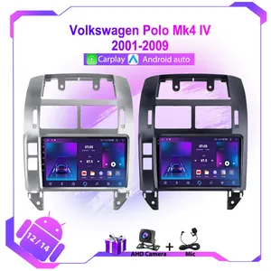 Radio Mobil untuk Volkswagen Polo Mk4 <span class=keywords><strong>IV</strong></span> 2001-2009 Pemutar Video Multimedia Navigasi GPS Carplay Autoradio Android 12 8+128GB Unit - Product Image 2