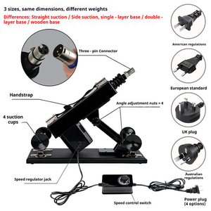 Máquina de Empuje Telescópica Automática Ajustable de Alta Velocidad, Masajeador Íntimo Unisex con Accesorio de Silicona Realista - Product Image 4