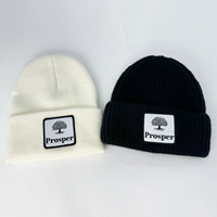 Alta calidad OEM moda moderna personalizada tejido parche Logo hombres mujeres correr deportes calavera gorra de punto invierno sombreros gorros
