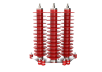Parafoudre à oxyde de zinc 10 kV pour système d'alimentation haute tension, protection contre les surtensions extérieure pour transformateur de sous-station de distribution