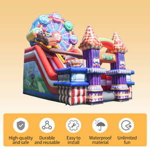 Kids Moon Inflatable Moonwalk Water <strong>Jumper</strong> Bouncer Bouncy Castle Jumping Commercial Bounce House Party Rentals - Product Image 2