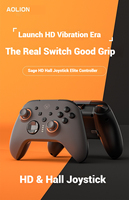 Gulikit 2,4 GHz inalámbrico RGB controlador de luz controlador de juego para Xboxone/s/X/PC/P3/Android/Switch Vibration Motor Gaming