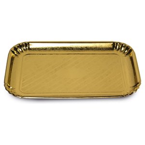 Juego de bandejas desechables 3 piezas cartón (23x31cm) EASY BAKE Oro 15745 - Product Image 1