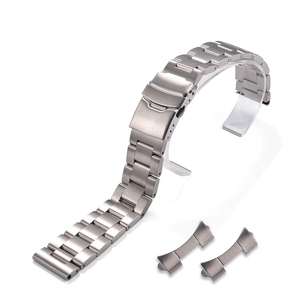 Factory Wholesale Price 18mm 20mm 22mm Stainless Steel Smart Strap Charm Folding Butterfly Buckle Watch Band