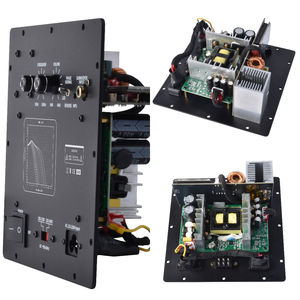 Amplificateur de plaque numérique en métal pour subwoofer 300W |   Amplificateur domestique avec module d'amplification de basses de classe D à faible bruit et panneau arrière - Product Image 1