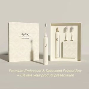 Cepillo de Dientes Eléctrico Sónico con Mango Estilo Columna Romana, Personalizable con MOQ Bajo, para Adultos - Batería de 180 Días, Resistente al Agua IPX7, Tipo-C - Product Image 2