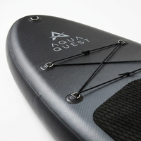Planche de paddle gonflable tout usage pour adultes, portable, en PVC, avec pompe et 3 ailerons, pour lacs, rivières et surf
