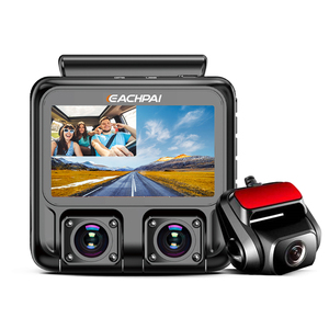 Eachpai X3 Triple cameras 4K car black box 24 hours parking monitor , G-sensor ,GPS and wifi dash cam