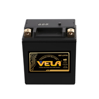 Baterai Motor VELA LFP7S 12.8V 7AH LiFePO4 dengan Papan BMS Terintegrasi Bersertifikasi CE Garansi 2 Tahun untuk ATV/Skuter