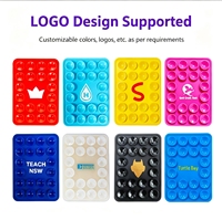 Özelleştirilmiş LOGO Toptan Su Geçirmez Masaüstü 20 Tek Taraflı Silikon Vakumlu Telefon Tutucu Taşınabilir Kaymaz Montaj Standı