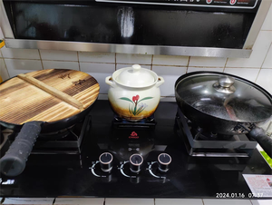 Estufa de Gas con Cubierta de Vidrio Templado de Nuevo Diseño 2024, Cocina de 3 Quemadores, 2 Quemadores Dobles, Estufa de 3 Quemadores - Product Image 3