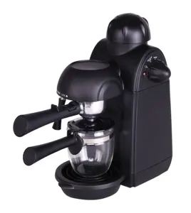 China supplier 3.5 bar pump steam espresso coffee machine with 4 cups S/S filter with detachable milk nozzle