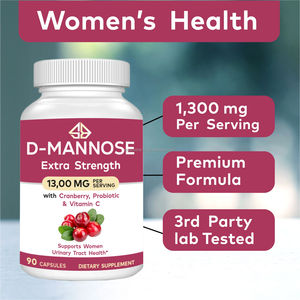 Cápsulas Veganas de Extracto Herbal Probiótico con Vitamina C y D-Manosa de Arándano Rojo para Apoyo Inmunológico para Mujeres, GMP, 90 Cápsulas - Product Image 6