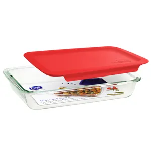 Yapışmaz Premium kaliteli ürün borosilikat cam Bakeware kolları ile