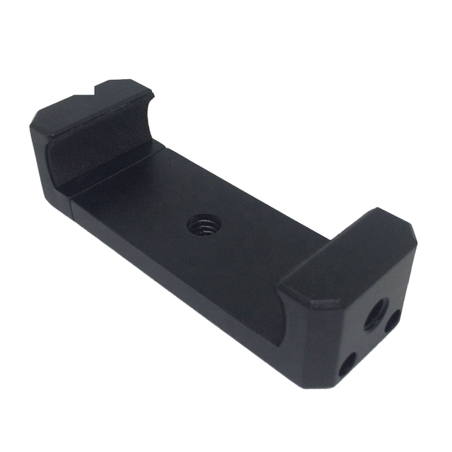 Custom Universal Aluminum Tripod Stand Phone Holder Clamp Custom Metal Selfie Clip Mount for Mobile Accessories