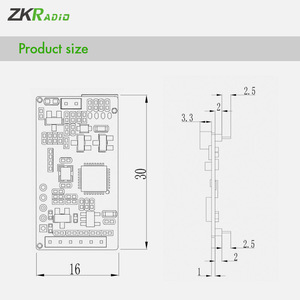 Điều khiển không tiếp xúc de acceso 125Khz RFID <span class=keywords><strong>Reader</strong></span> mô-đun tất cả-trong-một thẻ swiping mô-đun hỗ trợ HID iclass thẻ - Product Image 6