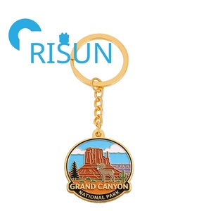 Porte-clés en émail personnalisé en gros, souvenir de voyage du Grand Canyon du Nevada, États-Unis, porte-clés souvenir du parc national - Product Image 4