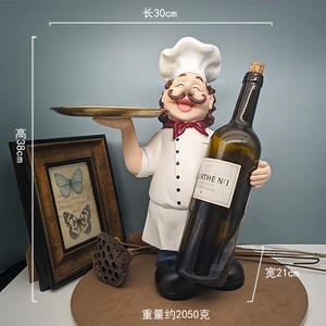 Modelo en miniatura para decoración del hogar, juego de figurillas de <span class=keywords><strong>Chef</strong></span> de cocina, divertido, personalizado - Product Image 6