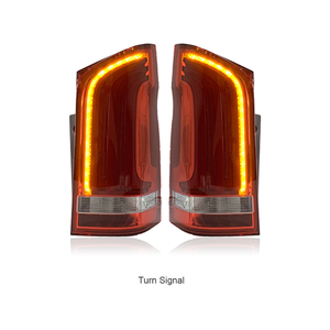 Feux arrière à LED pour Mercedes-Benz Vito V20 (2016-2021) |   Nouvel ensemble de feux arrière clairs pour feux stop |   Amélioration de style OE |   6000K |   1 - Product Image 2