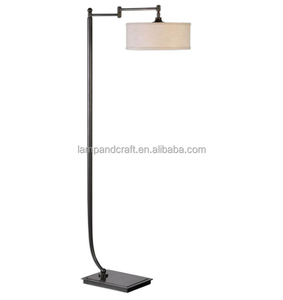 Abat-jour en métal lampadaire pour chambre salle d'étude bureau ferme chevet table de chevet lampe - Product Image 3