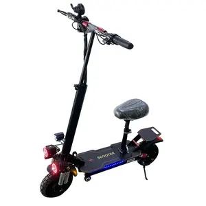 Scooter électrique pliable pas cher 48 V 10 pouces 1000 Watts scooter électrique adulte à double moteur pour adulte