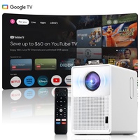 Projecteur intelligent 4K Android 11 LED Google TV OEM ODM GTV H7, beamer natif 1080P, mise au point automatique, correction trapézoïdale, home cinéma, 10000 lumens