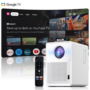 โปรเจคเตอร์ GTV H7 Google TV โปรเจคเตอร์4K สมาร์ท Beamer 1080P โฟกัสอัตโนมัติโปรเจคเตอร์วิดีโอโฮมเธียเตอร์ - Product Image 1