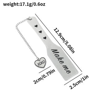 Nouveau marque-page en forme de cœur gravé artistiquement haut de gamme, idéal pour les cadeaux transfrontaliers, pour les jeunes femmes et les demoiselles d'honneur - Product Image 5