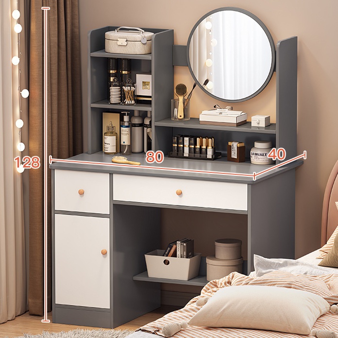 Gray (Two Doors And One Drawer)