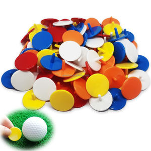 Marqueur de balle de golf en plastique durable et écologique multicolore de 25 mm pour accessoires de golf - Product Image 2