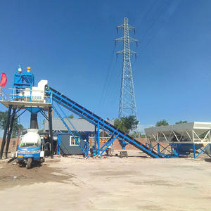 Centrale à béton HZS180 M3 Sinoma avec machine de dosage PLD et malaxeur à double arbre pour ligne de production stationnaire de béton prêt à l'emploi - Product Image 6