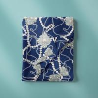 Tissu en popeline de coton imprimé numérique écologique et biologique, motif chaîne de luxe, personnalisé, pour robes, chemises et sacs