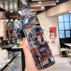 Chai nước nhựa đơn giản với quy mô chai nước cầm tay Cốc Nhựa nhiệt độ cao và chống rơi thể thao ngoài trời cốc tiện dụng - Product Image 3