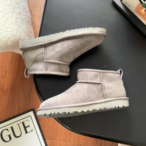 2025 mới U tutz tuyết khởi động lông cừu ấm áp dày đế dép Muffin dưới gót chân miễn phí Giày phụ nữ uggly khởi động - Product Image 2