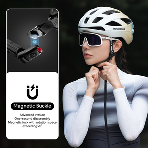 ROCKBROS Unisex için bisiklet kaskı salma entegre kalıplama yol dağ bisikleti sürme için nefes özelliği ile emniyet dişli - Product Image 2