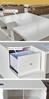 Plateforme de pédicure portable Yicheng Beauty, table de pédicure réglable en hauteur, poste de travail pour salon de manucure