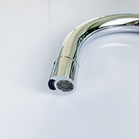 Robinet mitigeur intelligent à double capteur, haut de gamme, en laiton chromé, à trou unique, contemporain, OEM/ODM