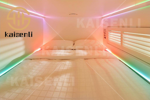 Cama Cápsula de 2 Puertas para Hostel, Insonorizada, con Cerradura Inteligente, Mini Habitación, Hostal Juvenil Cityhub, Cama Tipo Cápsula - Product Image 3
