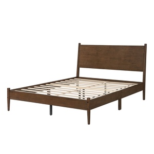 Modern TSCA CARB P2 Platform <b>Bed</b> Engineered <b>Wood</b> Panel <b>Bed</b> Frame, Malaysia Factory Certified Bedroom Furniture - Product Image 1