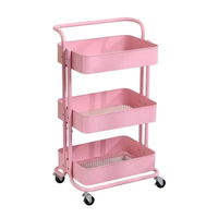 Chariot de cuisine multifonctionnel avec support de rangement amovible en aluminium et en acier pour légumes et fruits Outil ménager