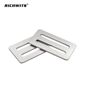 Boucle de réglage coulissante à 2 fentes en acier inoxydable 304 de qualité marine pour quincaillerie de pont de bateau, yacht, kayak - Product Image 2