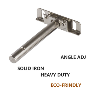 Nhiệm Vụ Nặng Nề Wall Mount Giấu Kệ Khung Góc Có Thể Điều Chỉnh Vô Hình Nổi Bằng Gỗ Kệ Chân Đế Sắt Kệ Hỗ Trợ - Product Image 3