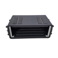 Étui de vol personnalisé 19 "260/390mm portable 2U 3U 4U 6U en plastique dur pour écran de levage motorisé Étui de vol Dj antichoc Pioneer Sr2