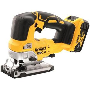 Scie sauteuse sans fil DeWalt 18V avec batterie et chargeur inclus pour les travaux de découpe du bois - Product Image 1