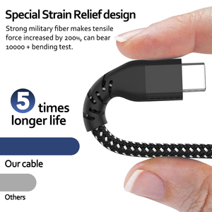 Câbles pour téléphones portables, câble USB Type C, câble de charge rapide, câble de données - Product Image 3