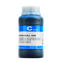 Tinta Isi Ulang Universal 250ML Kompatibel Canon HP Epson Untuk Penggantian Sistem Tangki Tinta Printer Inkjet