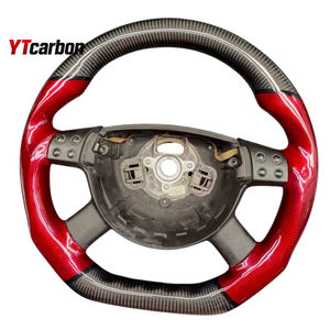 YTcarbon pour Passat B5.5 3BG <span class=keywords><strong>W8</strong></span> Golf 4 <span class=keywords><strong>Bora</strong></span> T5 Jetta pièces automobiles accessoires intérieurs de voiture volant en Fiber de carbone véritable personnalisé - Product Image 1
