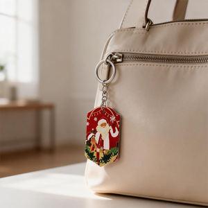 Porte-clés vierges en aluminium pour sublimation, imprimables double face, formes chemise et bouclier, pour personnalisation DIY, vente en gros - Product Image 2