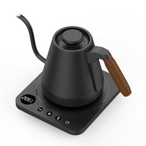ODM OEM Stainless Steel Temperature Control Smart Electric Gooseneck Pour Over Coffee Kettle With LED Screen - Product Image 1
